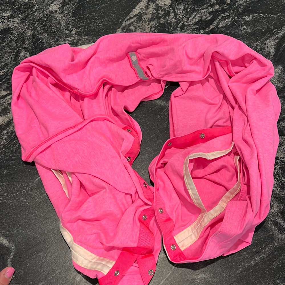 Lululemon vinyasa pink heathered wrap/scarf